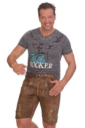 Trachtenlederhose Lederhose Herren kurz - KLAUS - ernte