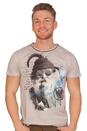 Trachtenshirt Trachtenshirt Herren - SEPPERL BAYERN - grau