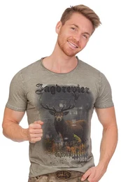 Trachtenshirt Trachtenshirt Herren - SEVERIN - schilf