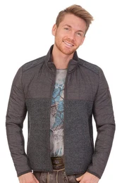 Outdoorjacke Trachtenjacke Herren - MONTREAL - mittelgrau