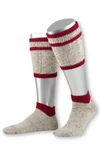 Lusana Trachtensocken Loferl L479T dunkelblau/oliv/dunkelrot (L479T)