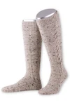 Lusana Trachtensocken Kniestrümpfe Herren - L8995T naturmeliert/nussmeliert (L8995T)