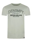 DENIMFY T-Shirt Herren Printshirt DFNuri Regular Fit Grün/Dunkelgrün/Hellgrün/Khaki
