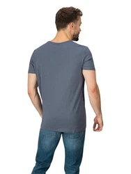DENIMFY T-Shirt Herren Printshirt DFNuri Regular Fit Blau/Hellblau