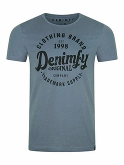 DENIMFY T-Shirt Herren Printshirt DFNuri Regular Fit