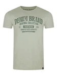 DENIMFY T-Shirt Herren Printshirt DFNuri Regular Fit Grün/Dunkelgrün/Khaki/Hellgrün
