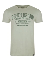 T-Shirt Herren Printshirt DFNuri Regular Fit (1-tlg) Kurzarm Tee Shirt mit Rundhalsausschnitt aus 100% Baumwolle