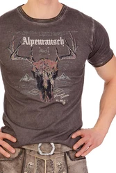 MarJo Trachtenshirt Herren JÜRGEN pavement/blue night