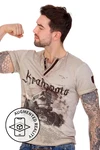 Hangowear Trachtenshirt EVERETT beige/türkis