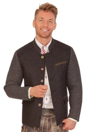 Trachtenjanker Trachtenjacke Herren - XAVER - anthrazit