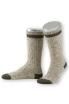 Lusana Trachtensocken L5698T braun/grün/marine (L5698T)