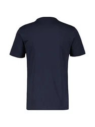 LERROS T-Shirt mit Frontprint Dunkelblau/Blau