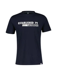 LERROS T-Shirt Logo (T-Shirt) Dunkelblau/Lila