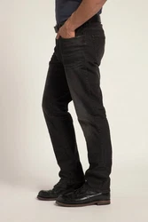 JP1880 5-Pocket-Jeans FLEXNAMIC Bauchfit Regular Fit Schwarz/Grau