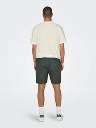 ONLY & SONS Shorts ONSTEL LIFE 0119 SHORTS Dunkelgrün/Grün/Khaki