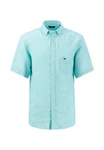 FYNCH-HATTON Kurzarmhemd Hellblau/Blau/Türkis/Grün