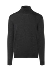 MAERZ Muenchen Pullover Rollkragen 1/1 Arm Dunkelgrau/Grau/Schwarz
