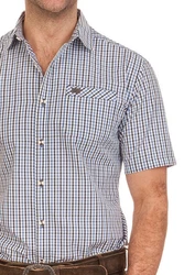 Spieth & Wensky Trachtenhemd KANU rot/blau