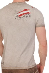 Hangowear Trachtenshirt Herren FRANZ beige/grau