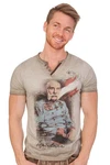 Hangowear Trachtenshirt Herren FRANZ beige/grau