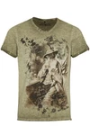 Hangowear Trachtenshirt THEO Herren beige/oliv