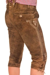 Stockerpoint Trachtenlederhose Kniebundlederhose JUSTIN 3 erdnuss/bison