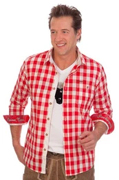 Trachtenhemd Trachtenhemd - DEAN - rot