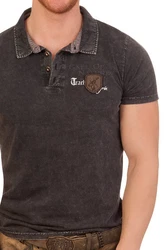Hangowear Trachtenshirt ODOARDO Herren rot/anthrazit