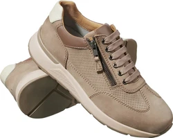 Schumann und Söhne Schnürschuh perfekte Passform Beige/Braun/Khaki