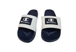 Champion ARUBO Slide Slipper Hellblau/Creme/Blau/Dunkelblau