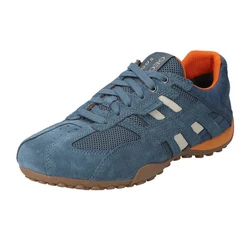 Geox Snake Herren Sneaker Blau/Hellblau/Grau