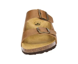 Lico Pantolette Bioline Man Beige/Braun
