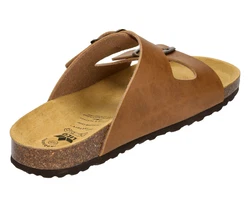 Lico Pantolette Bioline Man Beige/Braun