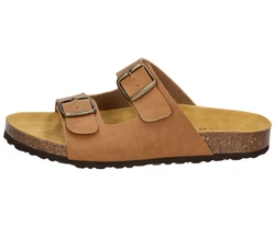 Lico Pantolette Bioline Man Beige/Braun