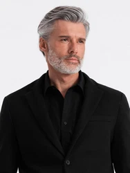 OMBRE Sakko Herren Sakko Weiß/Creme/Schwarz