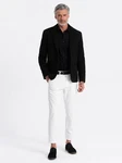 OMBRE Sakko Herren Sakko Weiß/Creme/Schwarz