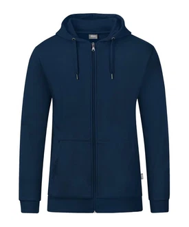 Jako Sweatjacke Organic Kapuzenjacke Dunkelblau/Blau