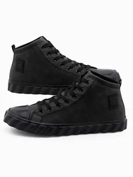 OMBRE Herren Sneakers Basic Schwarz