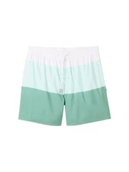 TOM TAILOR Badeshorts Basic (123456) Grün/Mintgrün