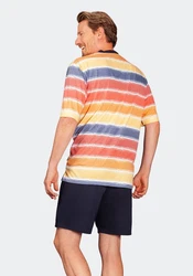 Hajo Schlafanzug Shorty Klima-Soft Mischfarben