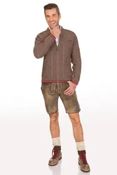 Spieth & Wensky Trachtenstrickjacke GRAHAM braun/natur