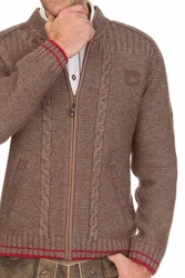 Spieth & Wensky Trachtenstrickjacke GRAHAM braun/natur