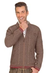 Spieth & Wensky Trachtenstrickjacke GRAHAM braun/natur