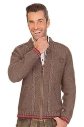 Spieth & Wensky Trachtenstrickjacke GRAHAM braun/natur