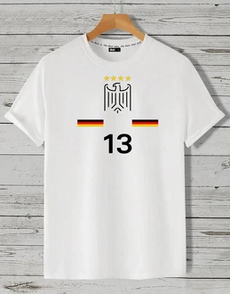 RMK T-Shirt Herren Shirt Trikot Fan Fuball Deutschland Germany EM WM 2024 Creme/Weiß/Dunkelblau RMK T-Shirt Herren Shirt Trikot Fan Fuball Deutschland Germany EM WM 2024 Creme/Weiß/Dunkelblau
