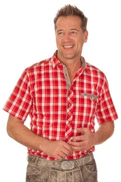Trachtenhemd Trachtenhemd - FREDDY - rot, trkis