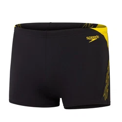 Speedo Badeshorts HyperBoom Aquashorts Grün/Gelb/Dunkelblau/Schwarz