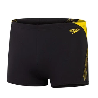 Speedo Badeshorts HyperBoom Aquashorts Grün/Gelb/Dunkelblau/Schwarz