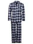 Henry Terre Schlafanzug Pyjama Set Langarm kariert