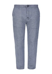 Chinohose aus Leinenmix